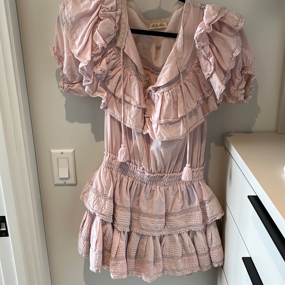 LoveShackFancy Mini Ruffle Dress